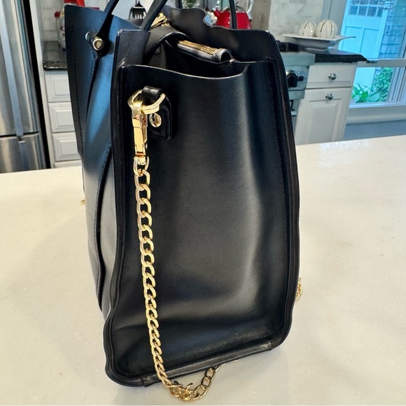 Kate Spade Arbour Hill Small Elodie Tote Purse Black Leather, Gold Accents - Picture 4 of 16